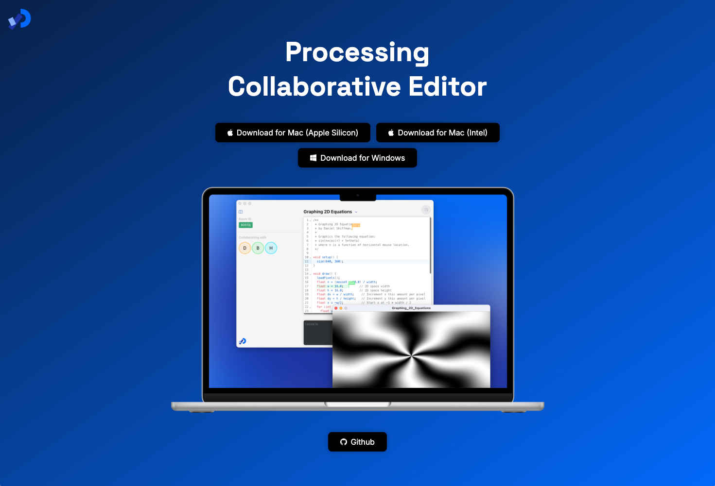 Processing Collaborative Editor